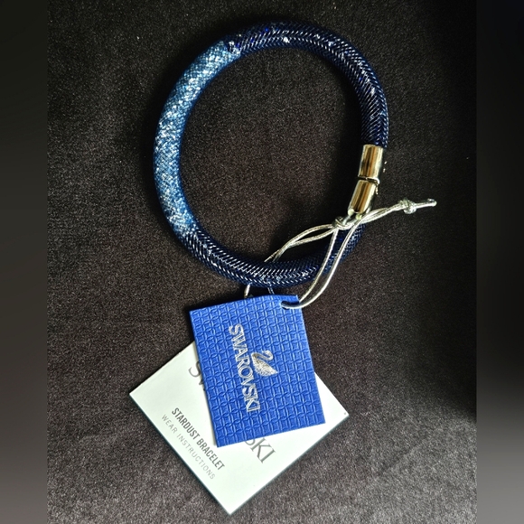 Brand new Swarovski blue gradient Stardust bracelet with tags Christmas gift - Picture 4 of 8